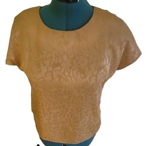 Size 12 Handmade Gold Top